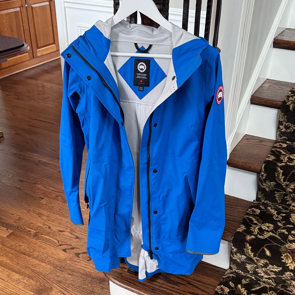 Women’s Canada Goose Blue Raincoat